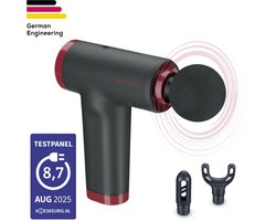 Beurer MG 89 CompactPower Limited Edition 25 Professionele Massage Gun – Diepe Spiermassage – 10 mm Slagdiepte – 5 Snelheden – 3 Opzetstukken – USB-C – Stil – Spierherstel & Ontspanning – 3 Jaar Garantie