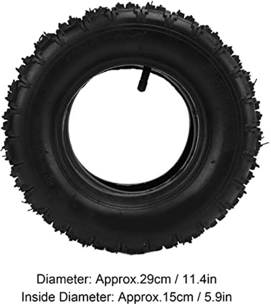 Off-road Banden, 13 X 5.00-6 Rubber Binnen- en Buitenbanden met Rechte Ventielhandgreep
