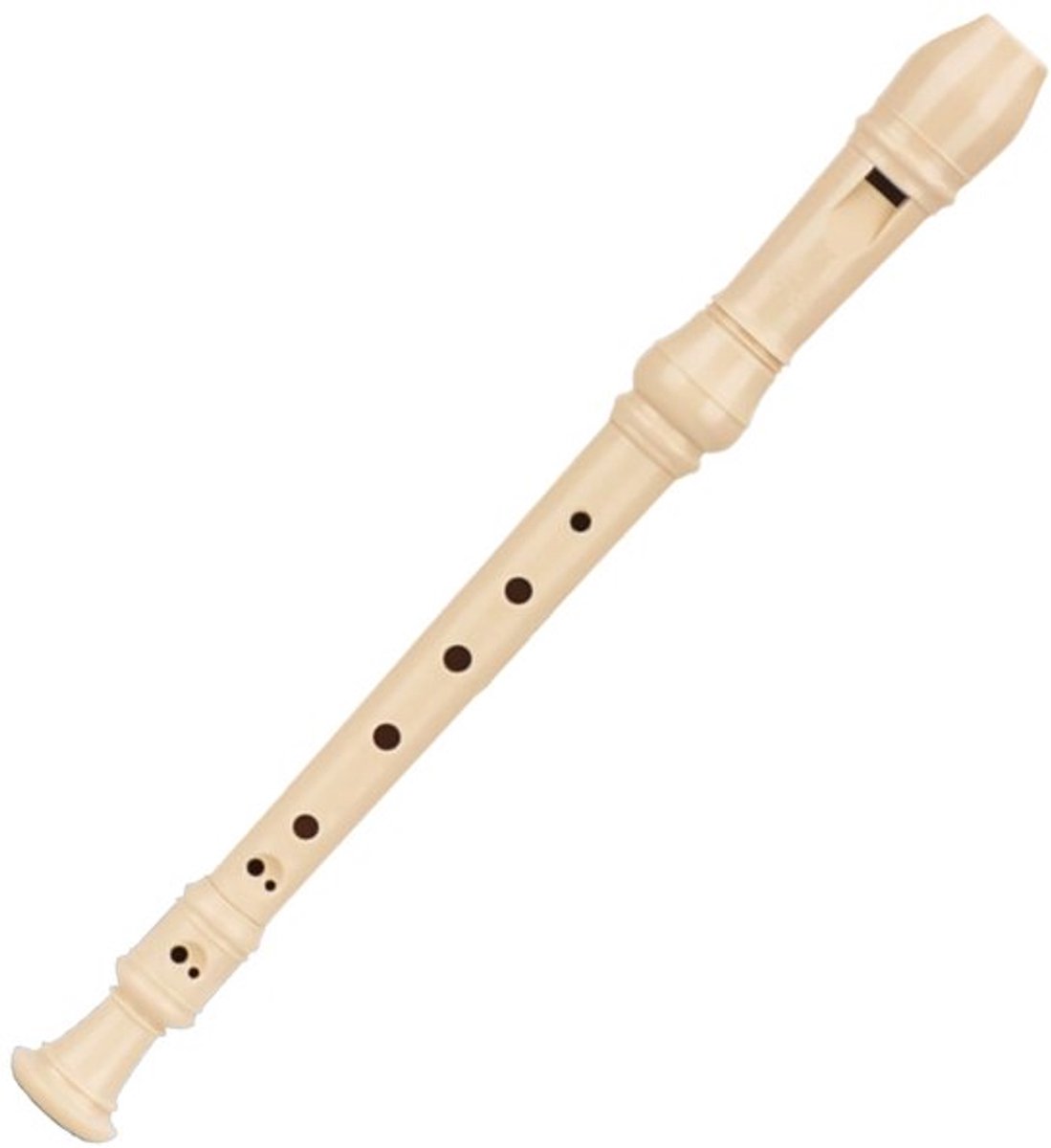 Sopraanblokfluit, instrument met tegenstem, schoolblokfluit met 8 gaten, sopraanblokfluit voor beginners en kinderen