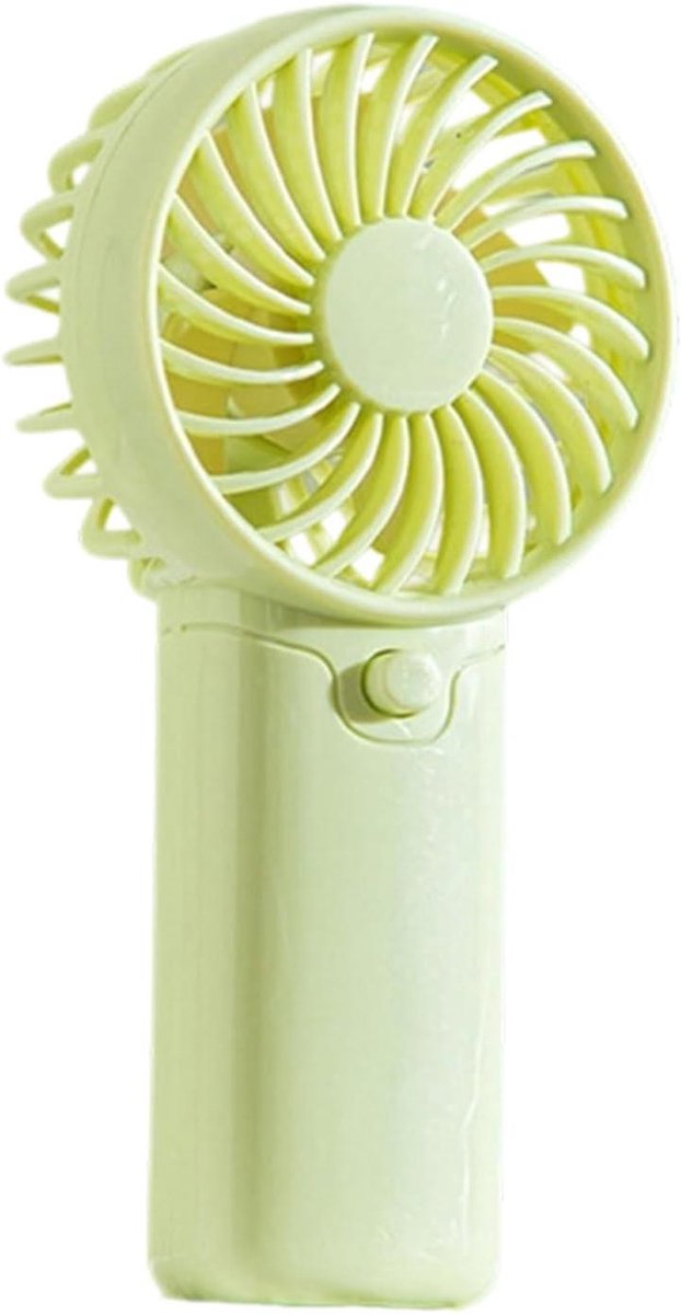 Draagbare ventilator - Zakventilator - Persoonlijke verkoeling - Stille werking - 12 x 6 x 37 cm - Groen