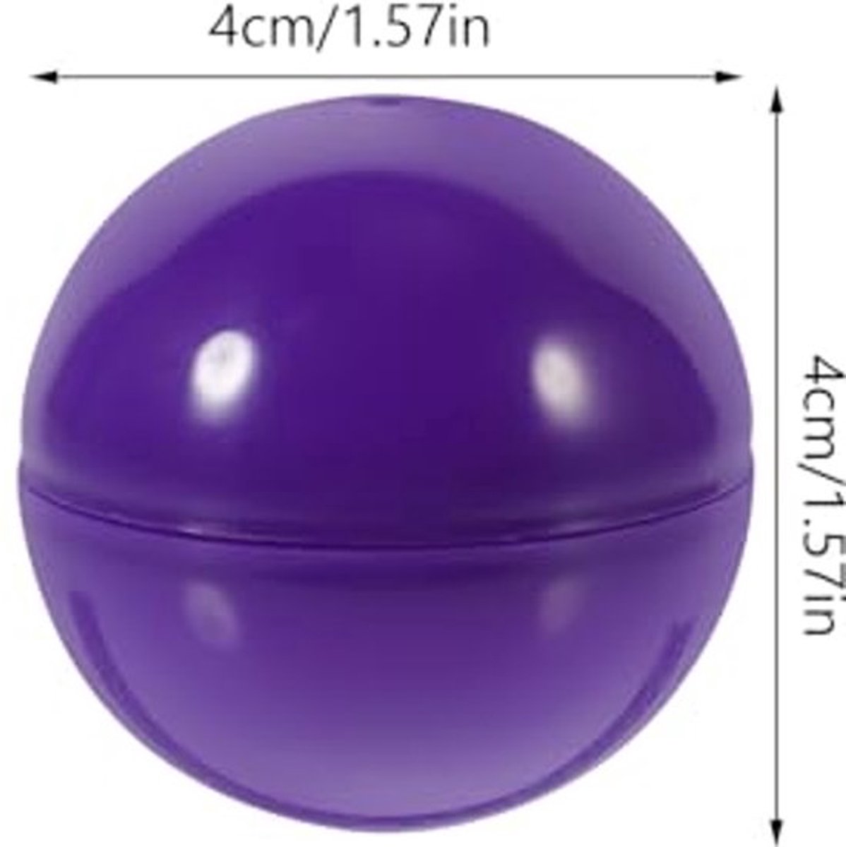 50 stuks Loterijballen, Lege Plastic Ballen, Bingo Ballen, Loterijballen, Automatische Dispenser en Lege Ronde Capsules, Pong Ballen