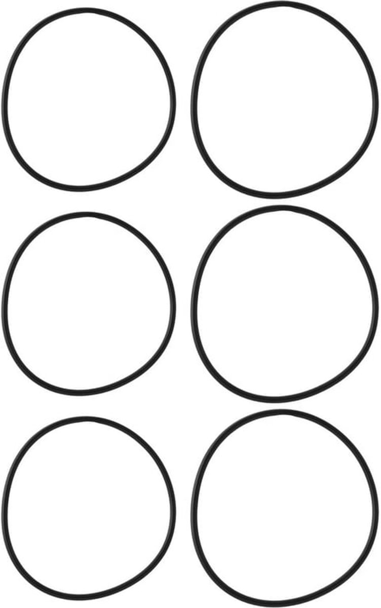 6 stuks Waterfilter O-Ringen 90x3mm 92x3.5mm Nitril Rubber O-Ringen Waterfilter Behuizing O-Ring Pakking WS03X10038 UCRING Compatibel met GE GXWH04F GXWH20F GXWH20S GXRM10 GX1S01R