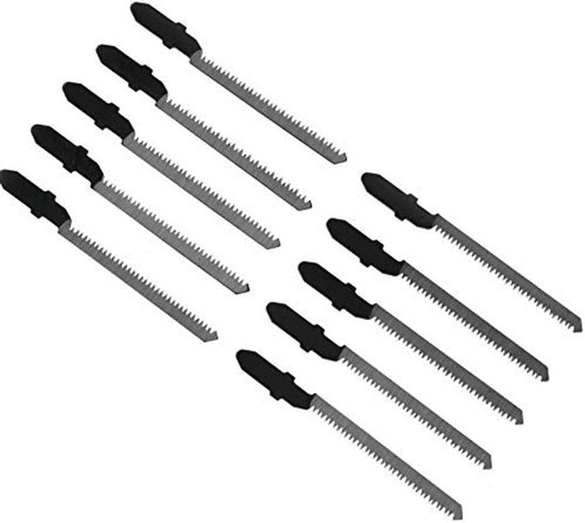 T-Shank T101AO Decoupeerzaagbladen HCS Boogzaagblad Snijgereedschap Kit voor Laminaatvloer Hout Plastic 10 stuks