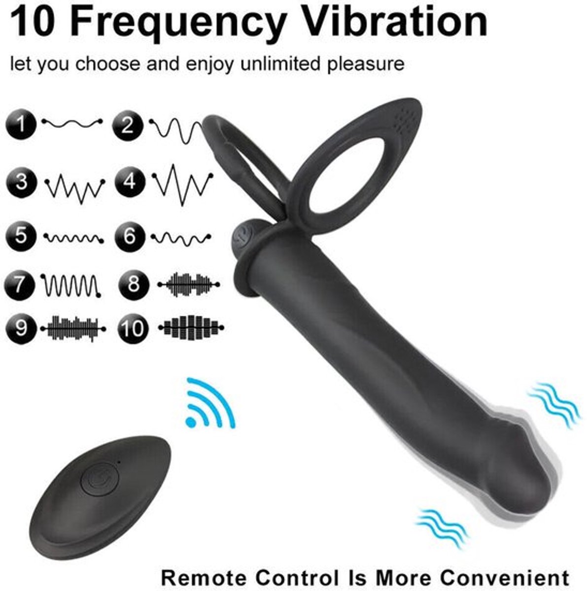 G-Spot-Stimulator-Afstandsbediening-Dubbele-Penetratie-Vibrators-Anaal-Seks-Plug-Speelgoed