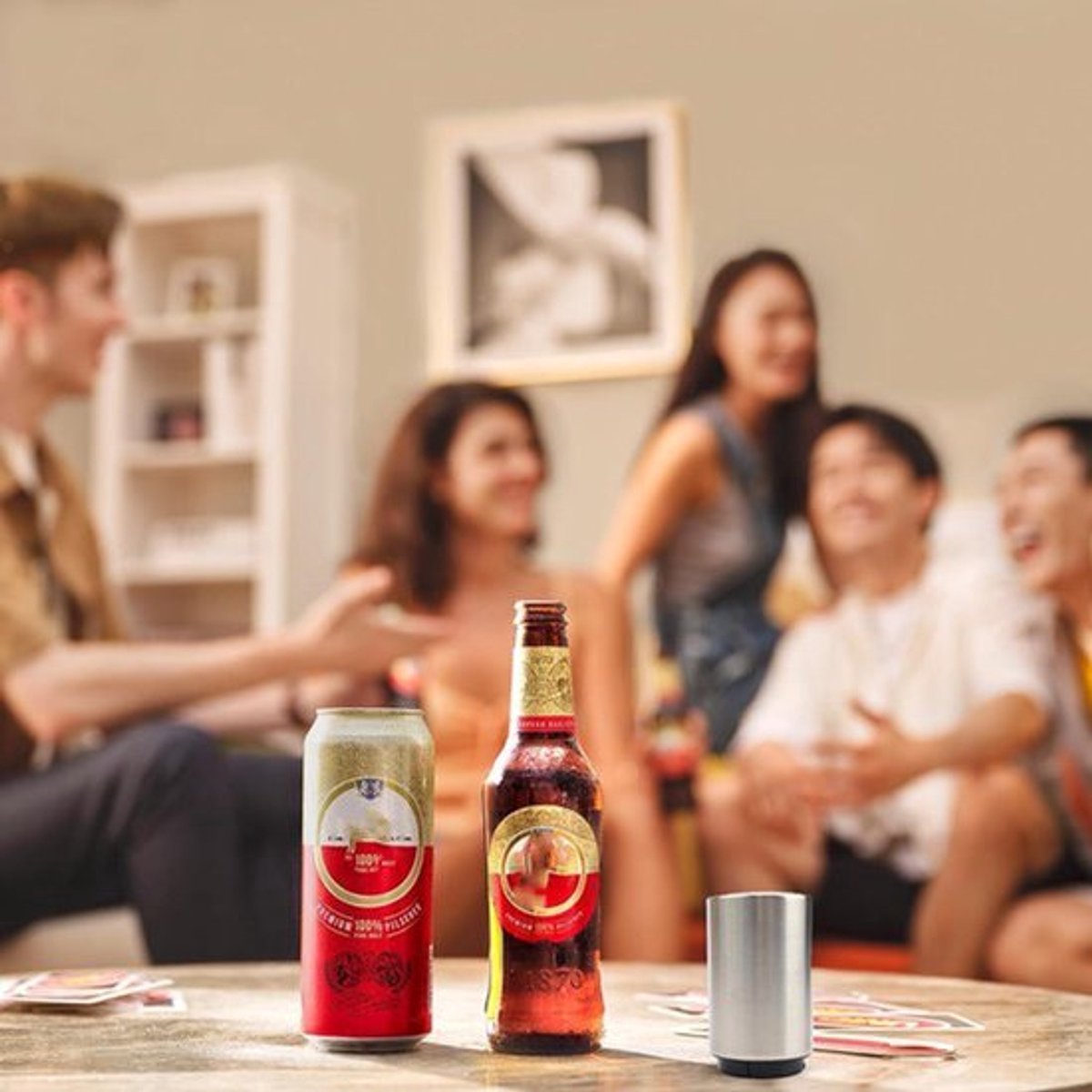 2 stuks Magnetische Roestvrijstalen Automatische Flesopener - Push-type Bieropener voor Jubileum, Valentijnsdag en Vaderdag - Ideaal cadeau voor Bierliefhebbers