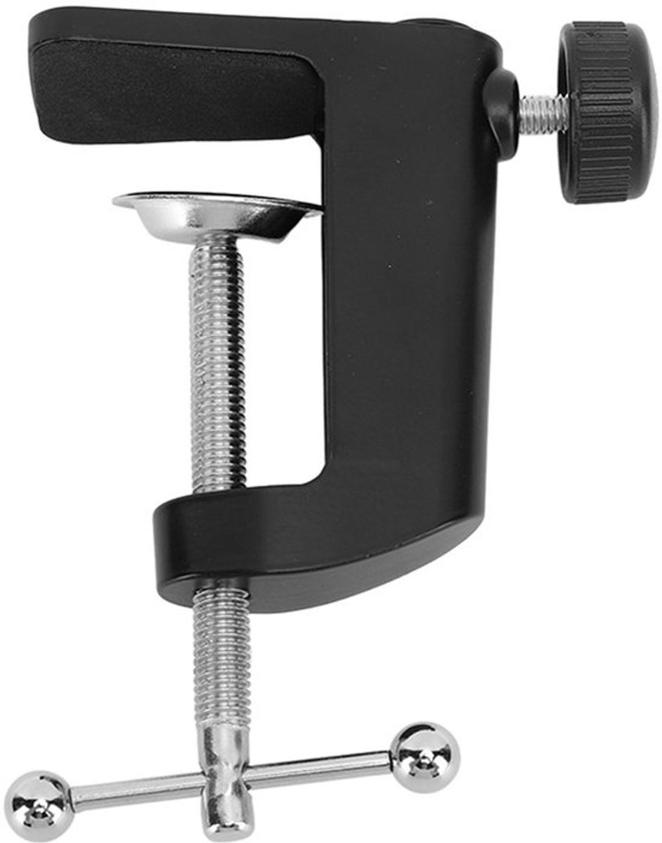 Vervangingsbureauklem, 2.4"/61mm metalen tafel klem, antislip bureau C-klem voor draaibare arm vergrootglas bureau lamp, bureau houder voor microfoon hangarm schaararm