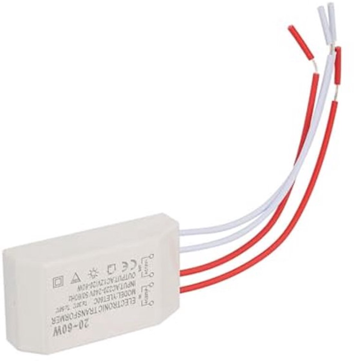 220V Naar AC 12V Elektronische Transformator Spanningsomvormer 20-60W Smart Power Supply Driver
