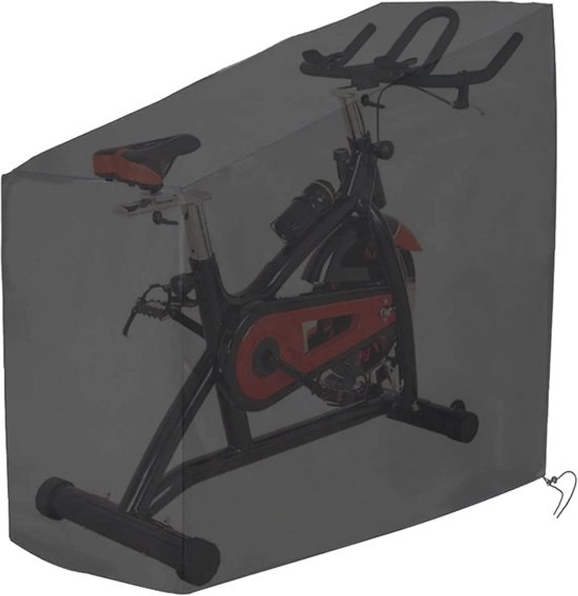 Hometrainerhoes, rechtopstaande indoor fietsbeschermhoes, stofdichte en waterdichte hoes, ideaal voor binnen- en buitengebruik
