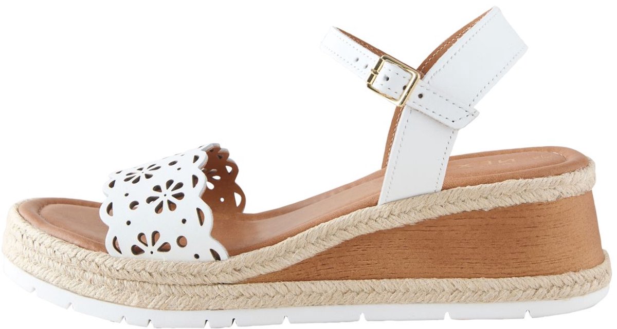 Next - Dames - Forever Comfort® leren lasergesneden sleehakken - Wit