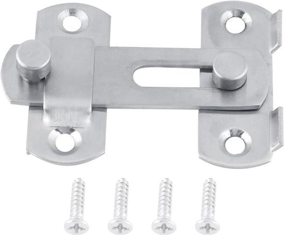 RVS Hasp Deurslot Schuifdeur Dubbele Scharnier met Veiligheid - Kast Raam Paskamer Accessoires .