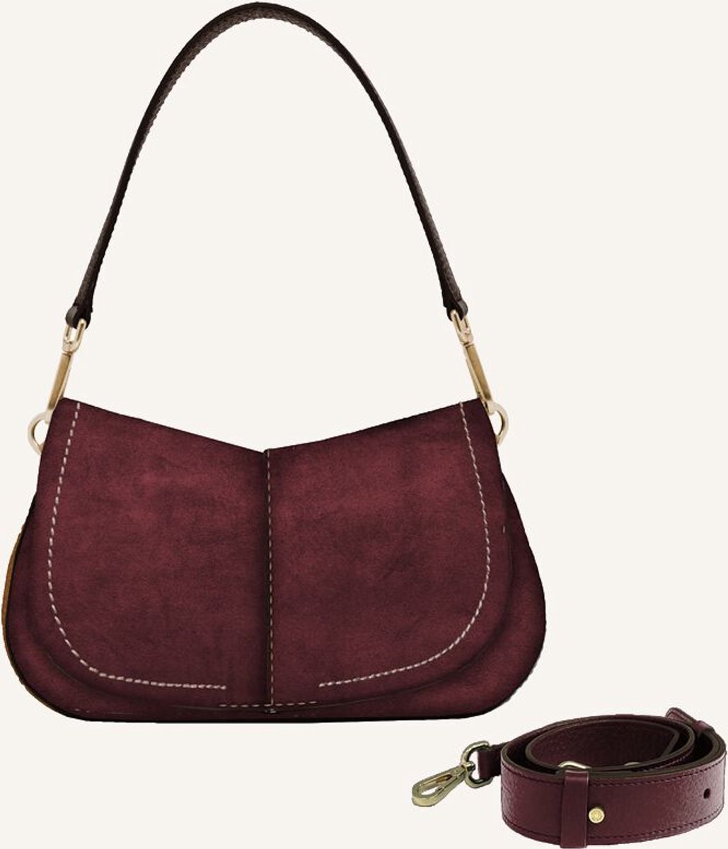 Gianni Chiarini Helena Round / Bs 12618 Handtassen Dames - Bordeaux - Maat ONESIZE