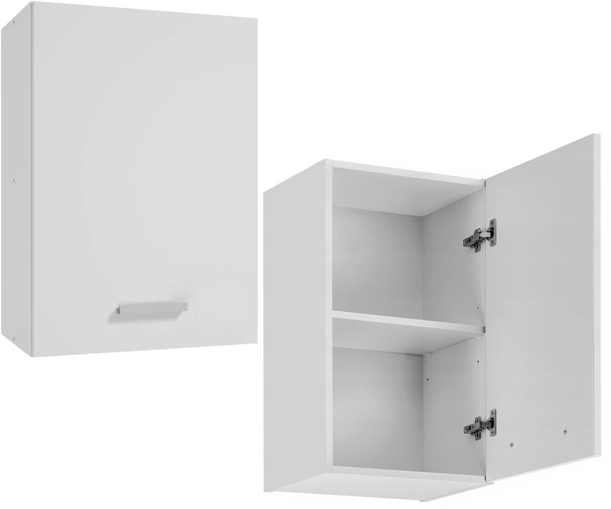STAMAR - Keukenbovenkast 40 cm - wit mat - 31 cm diep - 1 deur en 1 legplank