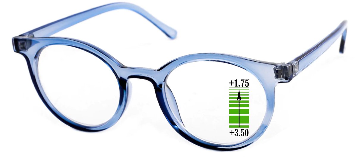Leesbril-Vista-Bonita-CLASSIC Multifocaal-+3.50-Kelim Blue
