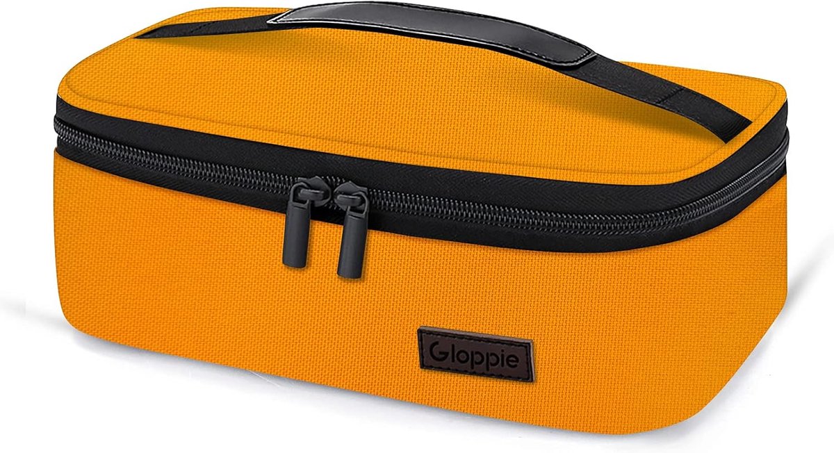 SnelShoppen - Gloppie Mini Koeltas - Praktische Picknicktas - Isolatie Lunch Tas - Waterdicht 900D Polyester - Oranje - Voor Camping, Feest en Kindera