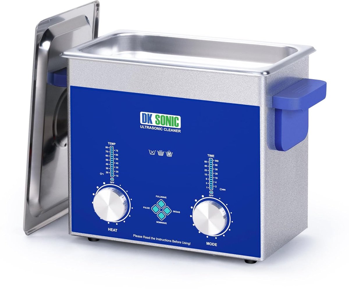 SnelShoppen - Ultrasonische Cleaner 3L, 120W | Professionele Sieradenreiniger met Timer, Verwarming & Mandje | Multifunctioneel voor Sieraden, Brillen