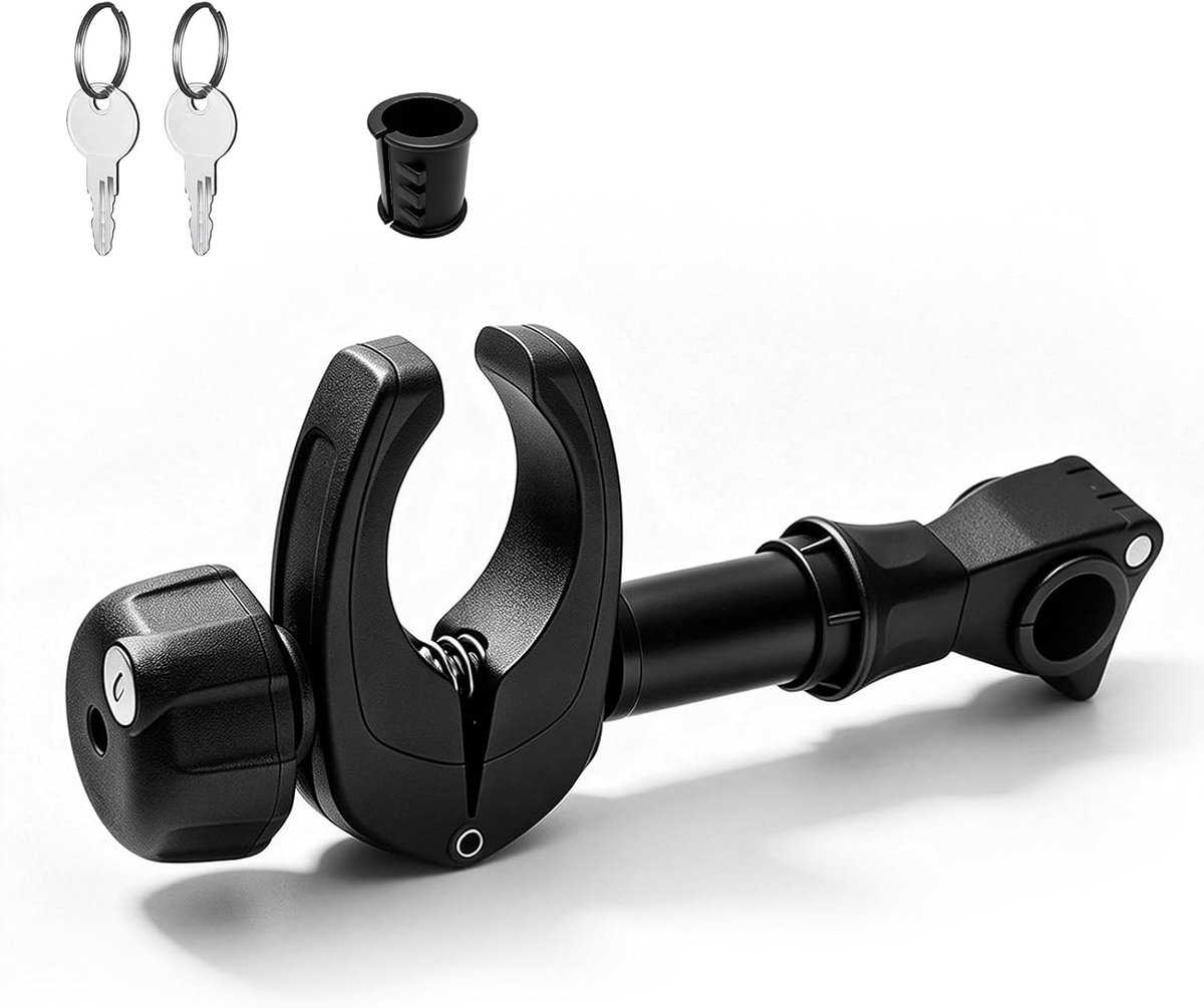 SnelShoppen - Bicycle Holder, Frame Holder voor 1e Fiets, Diefstalbestendige Fietsendrager, Stevige Bevestiging, Eenvoudige Installatie, Ideaal voor R
