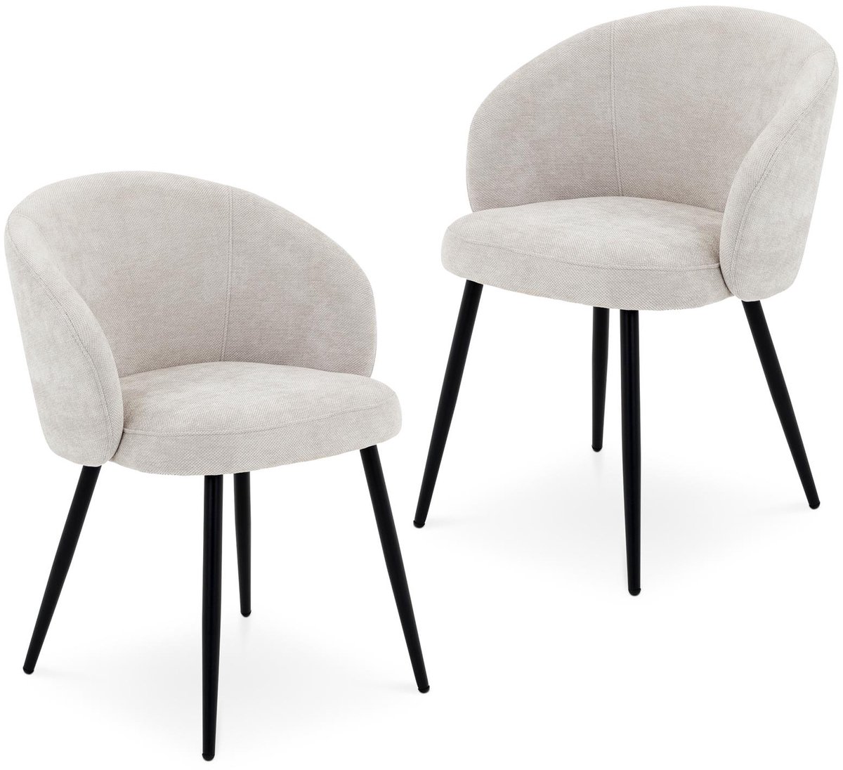 Eetkamerstoelen KURSI, set van 2 – grijs