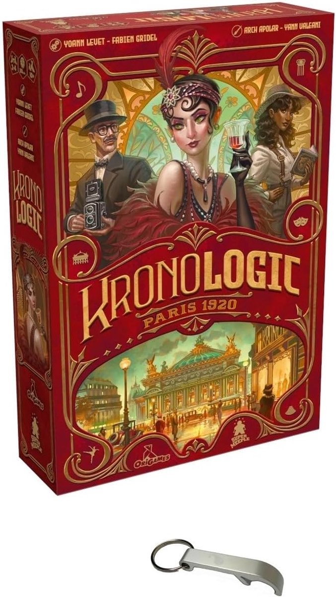 SnelShoppen - Kronologic Basic Game Franse Versie + 1 Decap Blumie - Logisch Denkspel voor 1-4 Spelers - Mysteries van de Parijs Opera - Kinderen vana