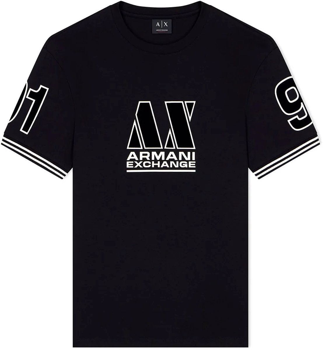 Armani Exchange Xm003034_af10356 T-shirt Met Korte Mouwen Zwart L Man
