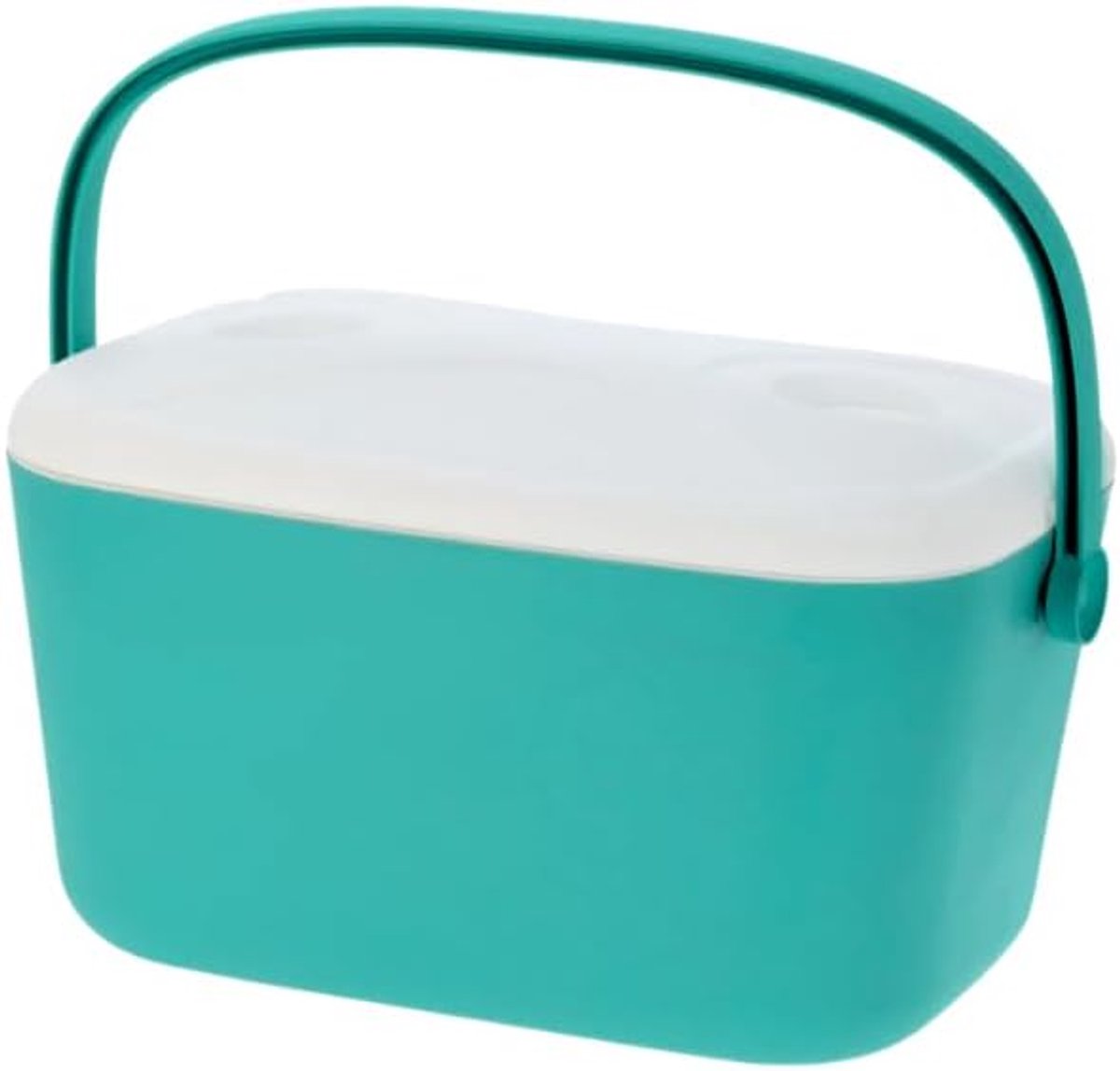 Thijox - Draagbare Koelbox 20 Liter Kunststof Mint - Perfect voor Picknicks, Campings, Stranddagen en Tuinfeesten