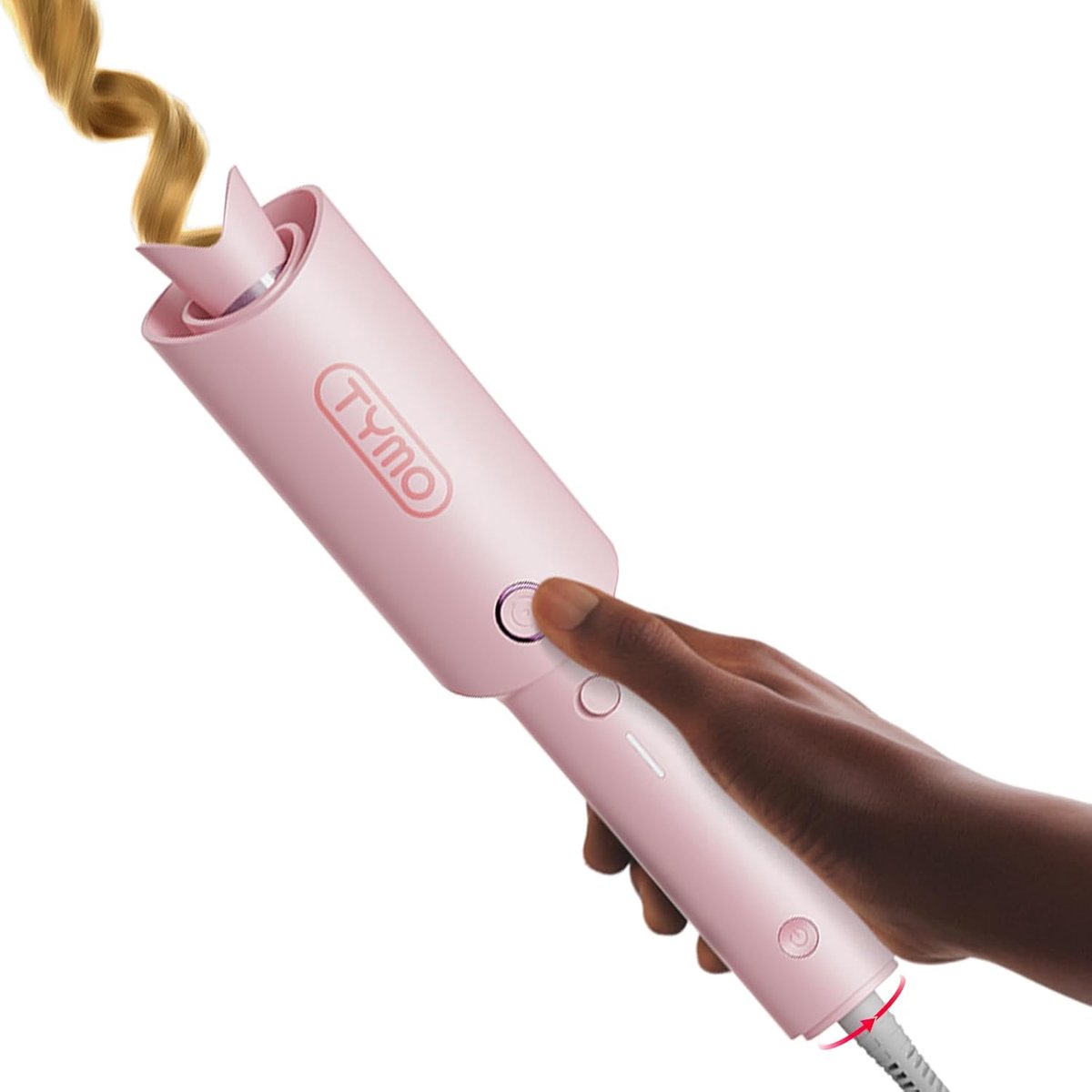 Thijox - Automatische Krultang voor Grote Krullen - Draagbare Roterende Curling Wand 25mm - Professionele Keramische Krultang met 160-210℃ Instellinge