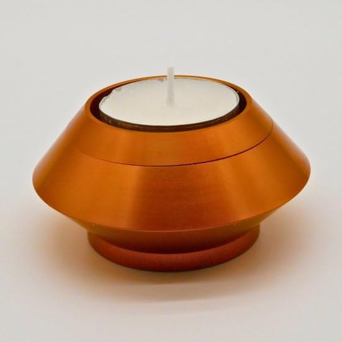 SnelShoppen - Mini Urn Teelichthouder - Koperkleurig - Inclusief Theelicht - Kaars voor Menselijke en Dierlijke As - Haarlok Bewaren - Herinnering en