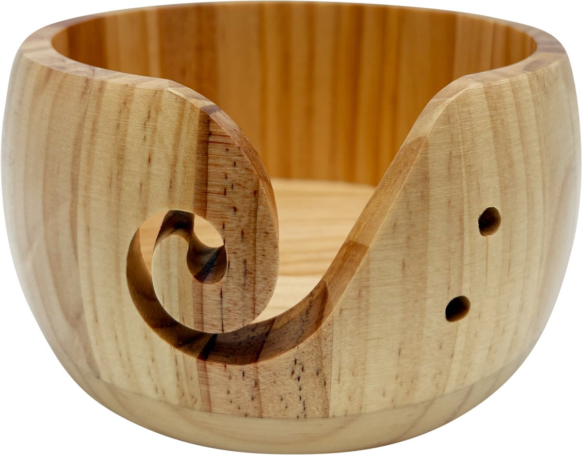 Purepeak Garenkom - Wolhouder - Garenhouder - Yarn Bowl - Lichtbruin