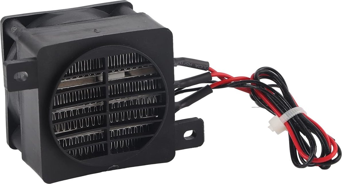 SnelShoppen - 220V 300W PTC Heater met Ventilator - Elektrische Keramische Thermostatische Verwarmer - Ideaal voor Thuis, Auto, Camping, en Meer
