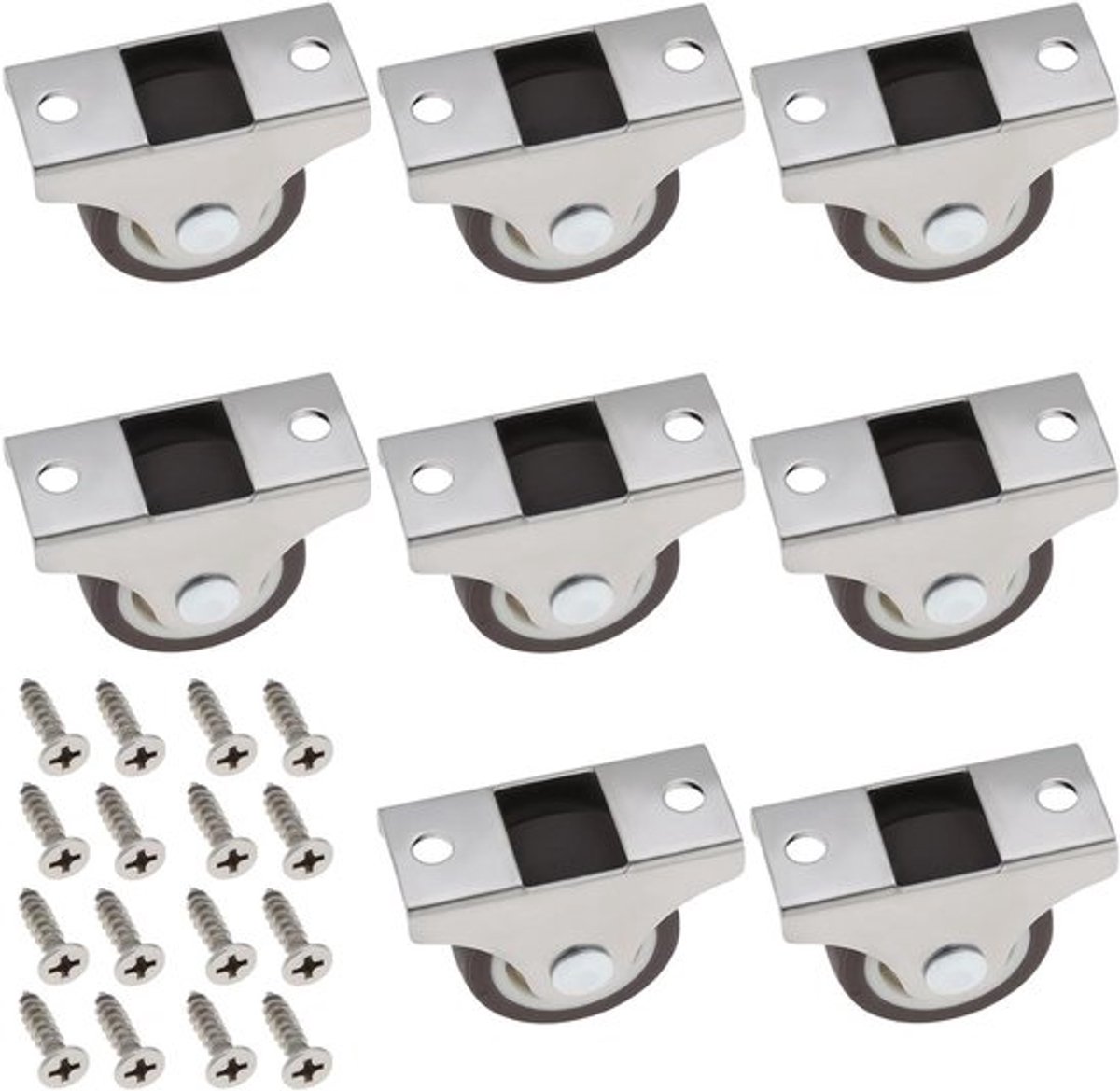 - Meubels katrol wiel - Richting - 32mm - Stil - Lager - Gids - Bed en Speelgoed - Kast - Trolley - 8 sets