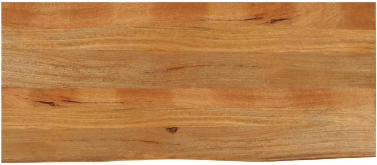 Tafelblad Massief Hout - Bureau blad - Tafel Opknappen - Natuurlijke Rand - 140x60x25 cm - Houtkleur