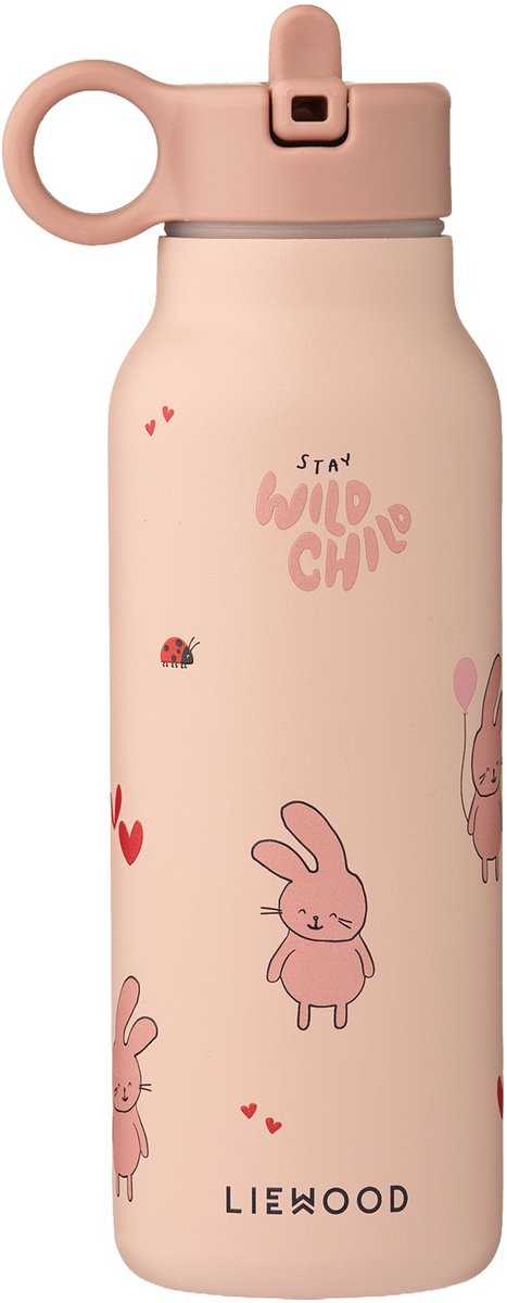 Liewood | thermosfles falk wild child rosey 350ml