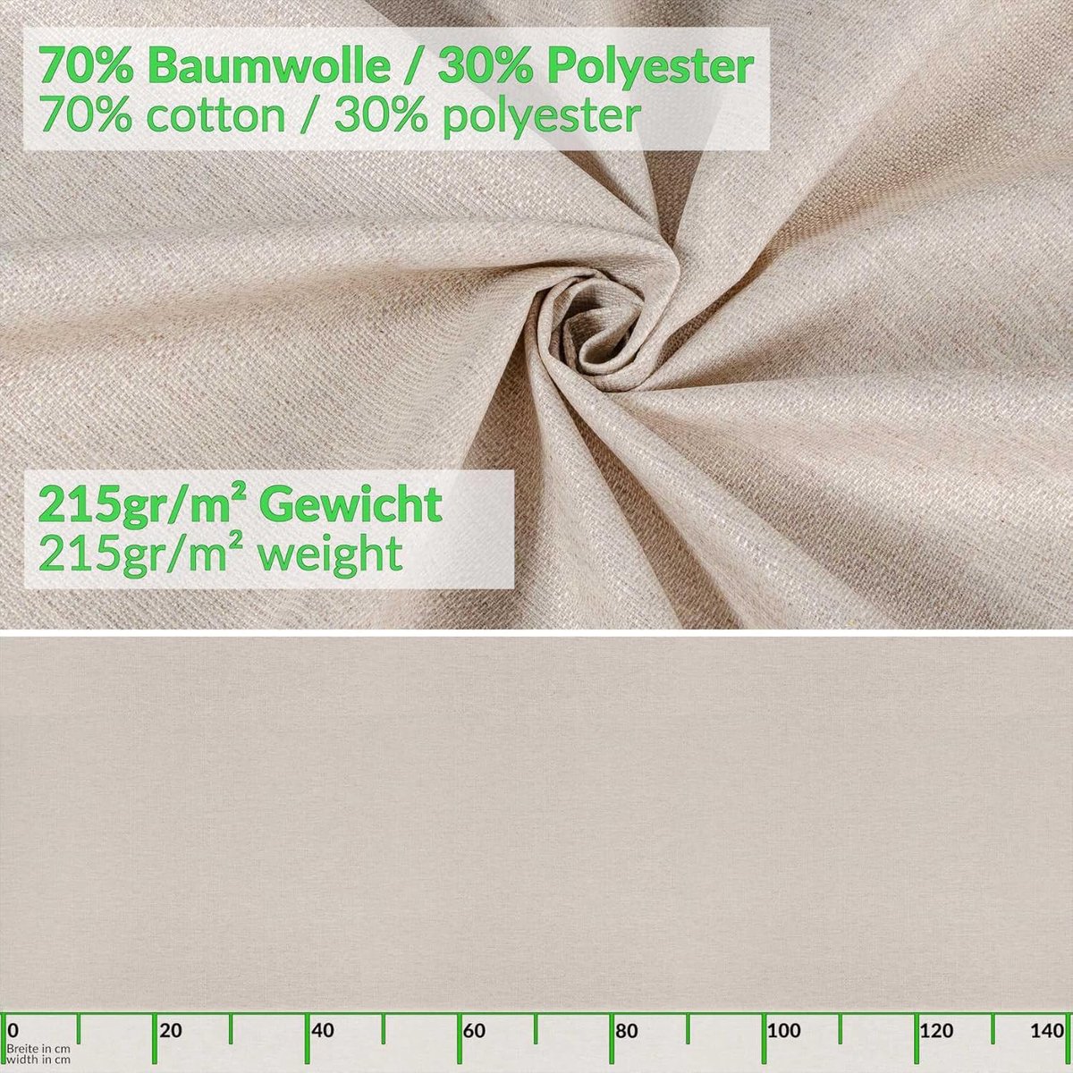 Tafelkleed Textiel - Tafellinnen Damast - Tafel Beschermen - Waterafstotende Structuur - 240 x 140 cm - Beige Grijs