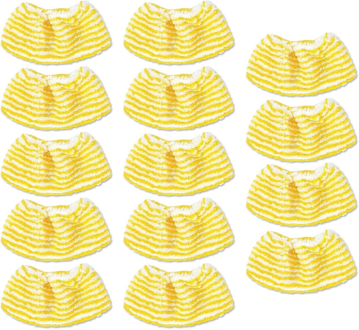 Vervangende microvezeldoekenset van 14 stuks, reservehoes en doeken voor handstoomreiniger, ideaal voor schoonmaken en onderhoud
