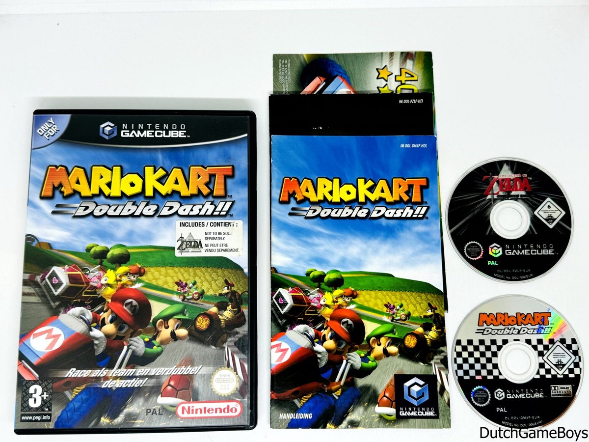 Nintendo Gamecube - Mario Kart Double Dash + The Legend of Zelda Collector's Edition - HOL