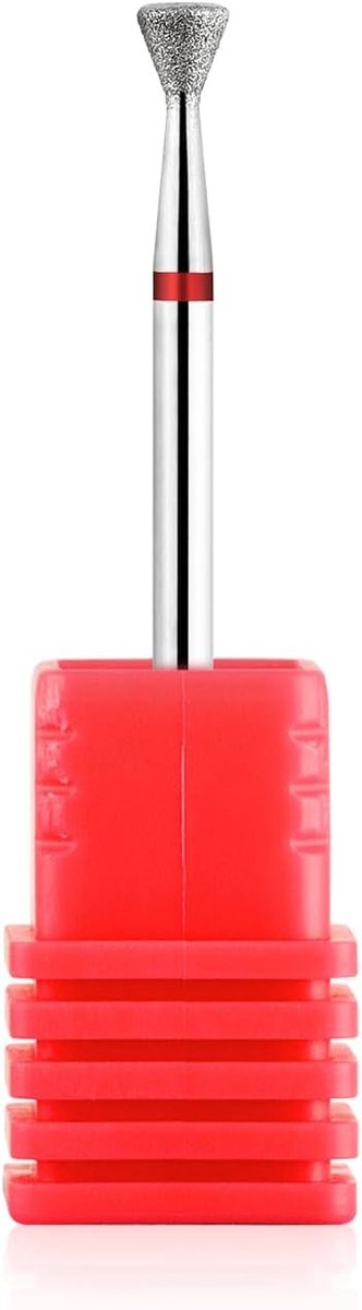 Professionele Nagelvijl voor Elektrische Nageldrills - Diamant Carbide Cuticle Bits voor Manicure, Nagelkunst en Schoonmaken van Nagelriemen - 1 Stuk Fijn