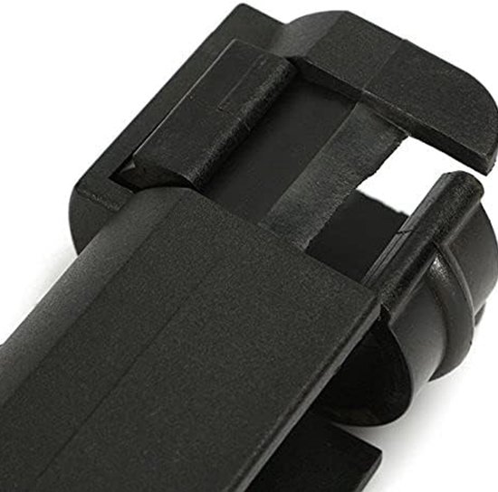 Set van 2 hengelsteunen voor boten - Draaibare visstoel - Bootsteun - Hengelhouder - Eenvoudige installatie - Stevig en duurzaam - 360° draaibaar - Geschikt voor boten en kajaks - Nylon - Zwart — afbeelding 5