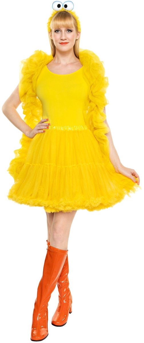 Sesamstraat – Pino Tutu Verkleedset - Carnaval Vampier Heksen Mantel Halloween