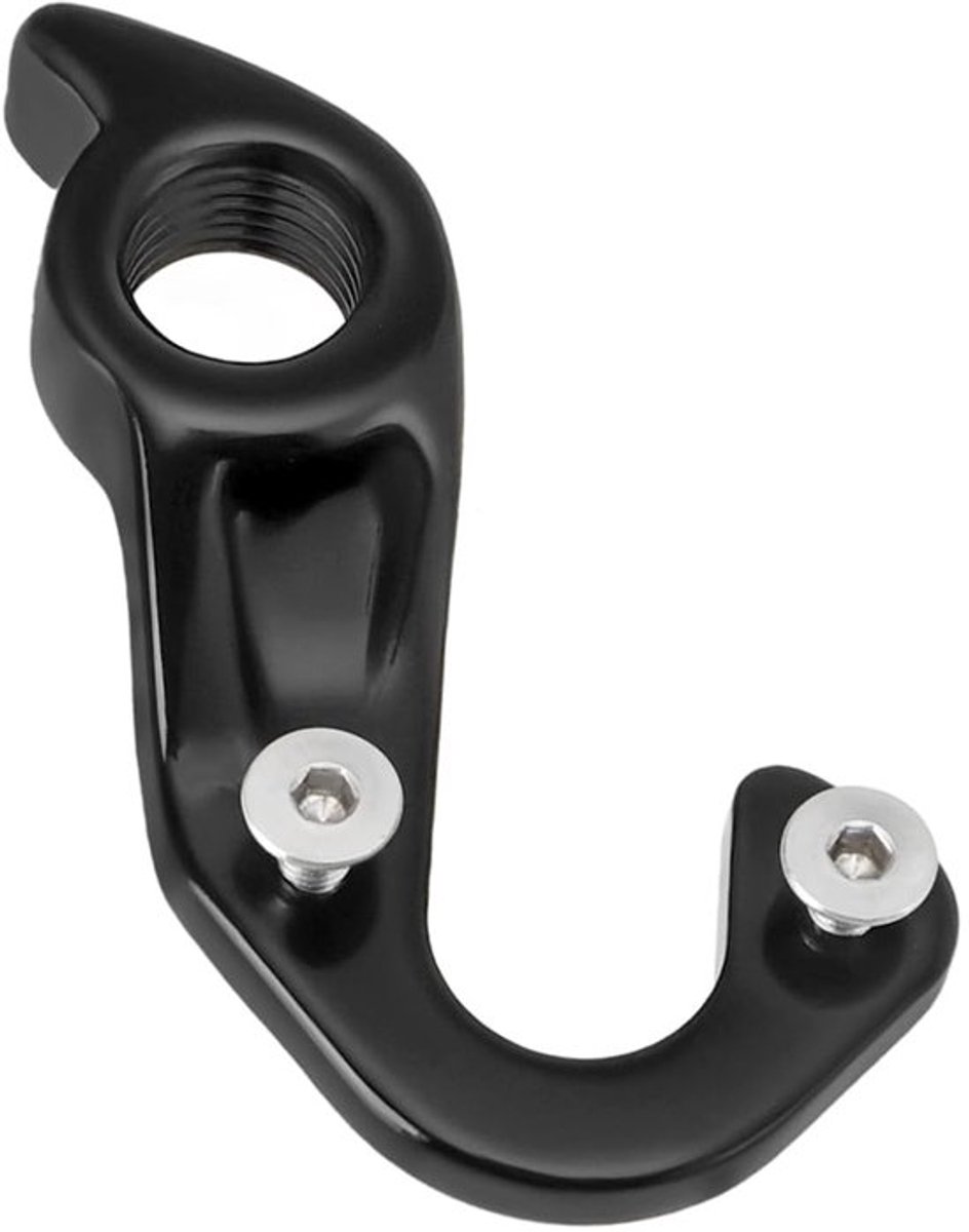 1PC Fiets Achterhaak CC136 Aluminium Legering Derailleur Gear Mech Hanger Achter Derailleur Hanger Achterwiel Mechanische Shift Haak Compatibel met CUBE, Zwart