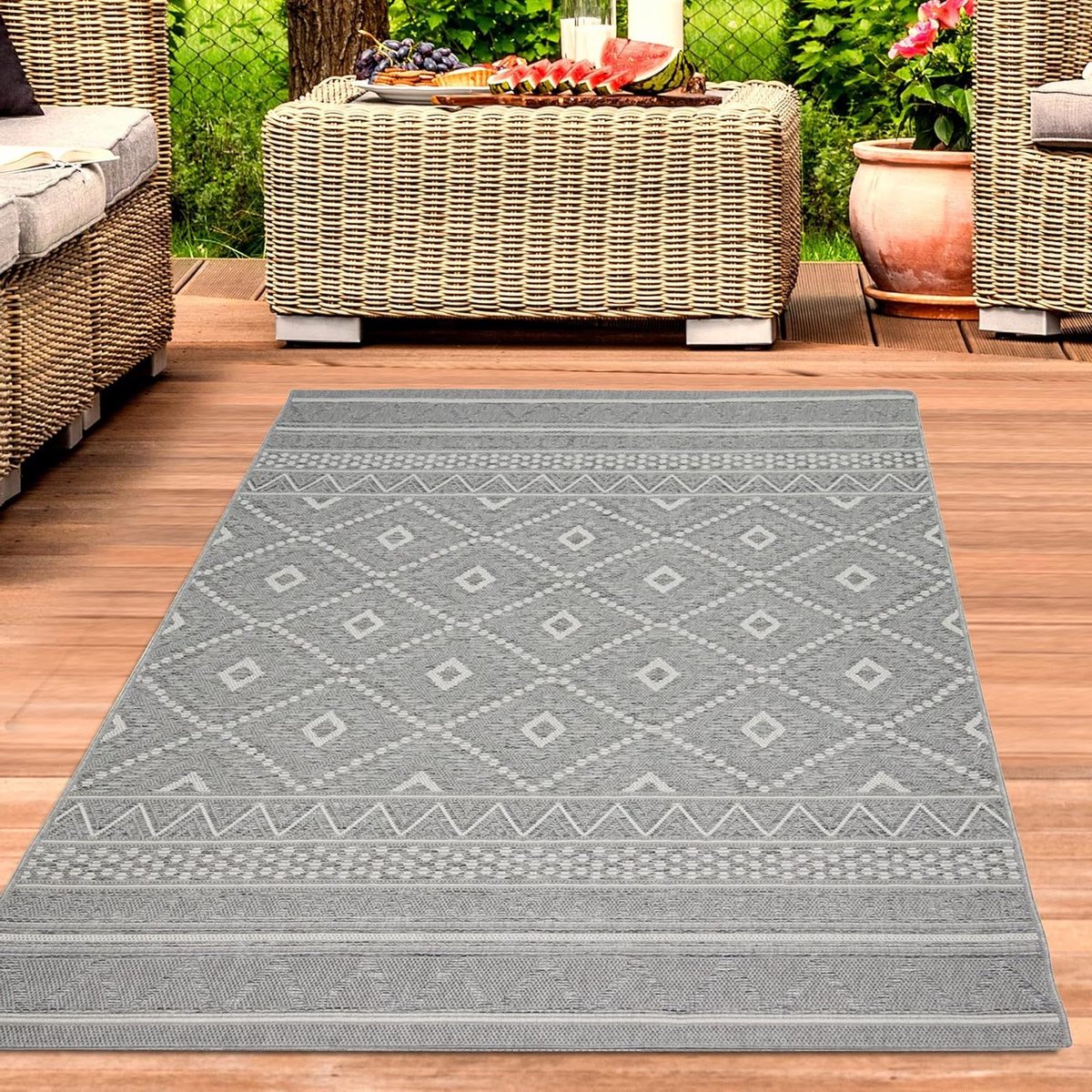 Sisal Tapijt - Buitenkleed Binnenkleed - Woonkamer Balkon - Geschikt Vloerverwarming - 200