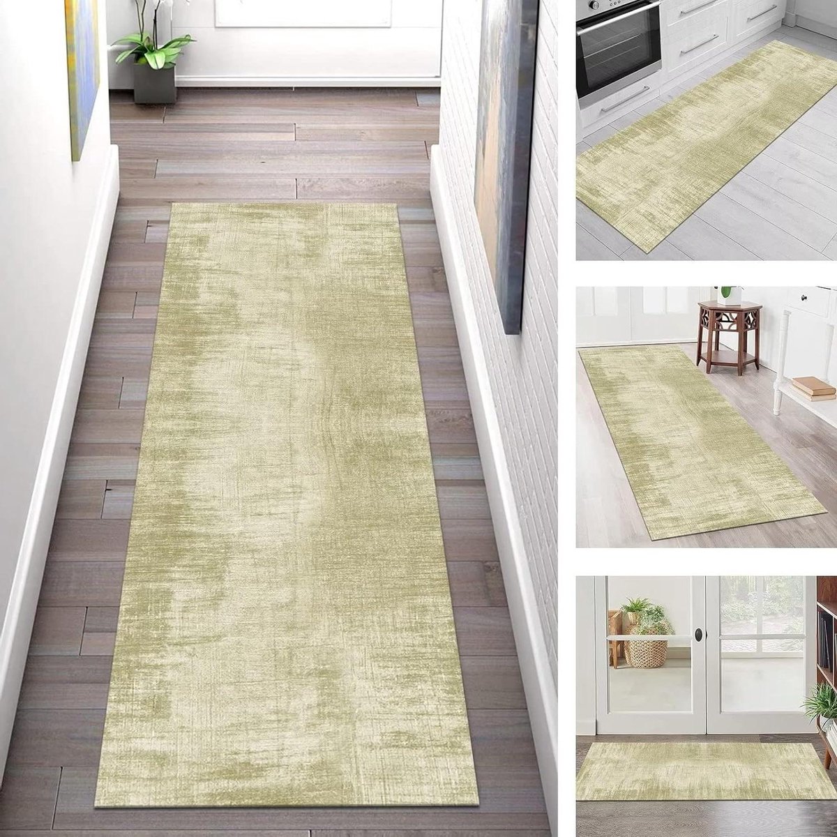 Tapijtloper Abstract - Vloerkleed Gang - Woonkamer Decoratie - Antislip Wasbaar - 60x150 c