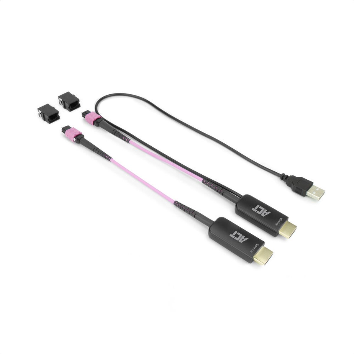 Image of ACT AK4135 | HDMI naar MTP/MPO Adapter Set | voor het verlengen van een HDMI verbinding tot 8K @ 60Hz
