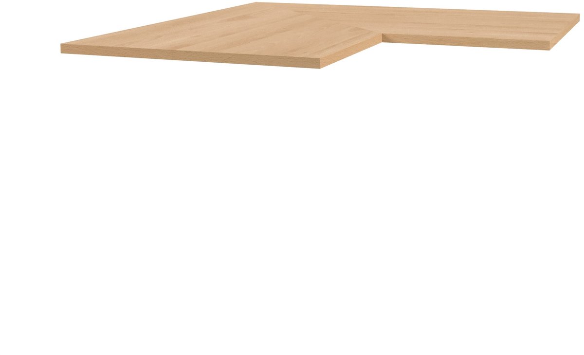 Wasophoogte® Aanrechtblad - 1170(D)*1170(B)*25(H) mm - Licht Eiken - Hoogwaardige kwaliteit - Gefineerde zijkanten