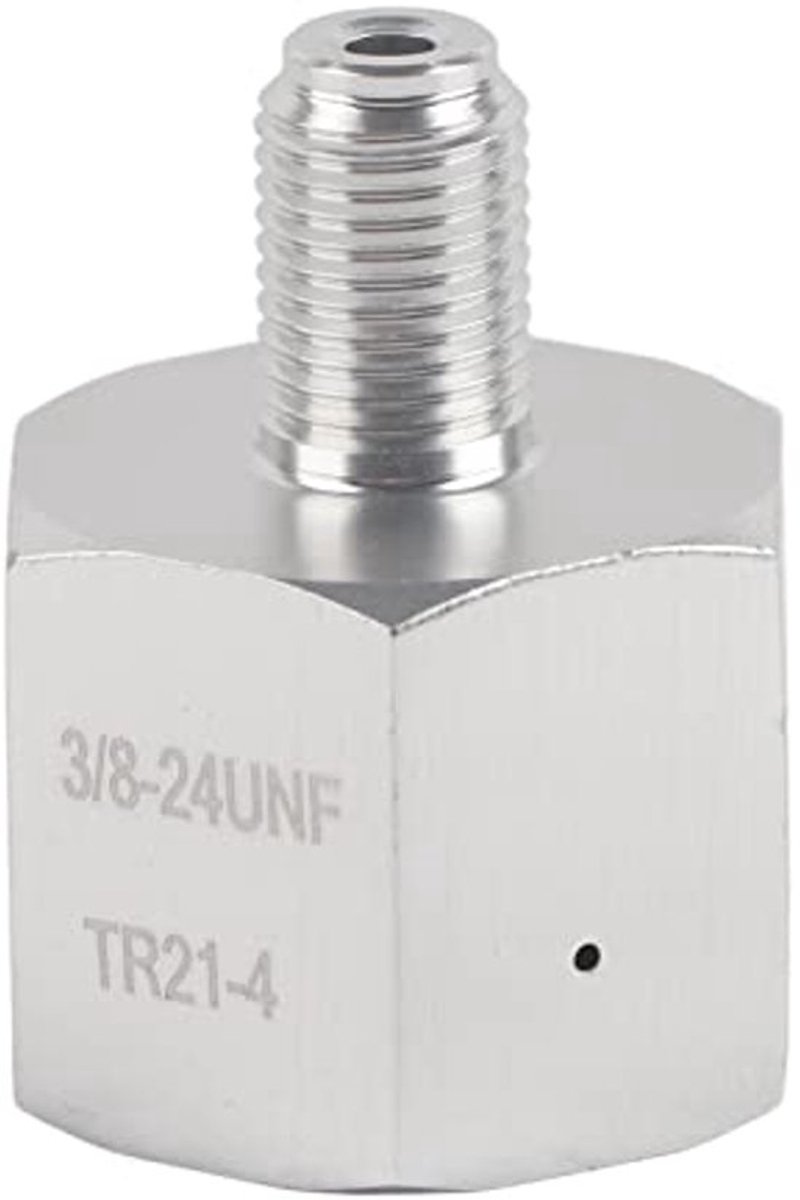 Regelaaradapter, CO2-adapter Mini-regelaar Homebrew Beer Corny Keg 3/8‑24UNF naar 6ACME‑6G, standaard