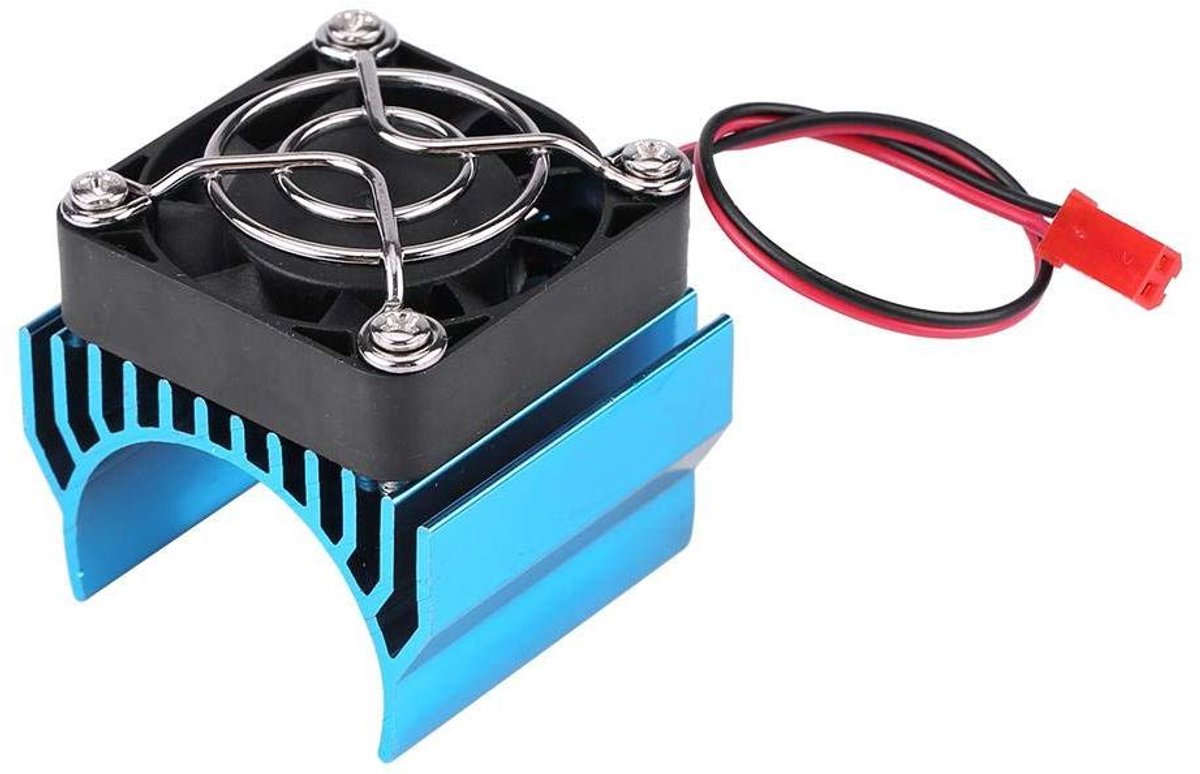 Motor Koellichaam Ventilator - RC Auto Onderdeel - Motor Koeling - Voorkomt Oververhitting - 45mm - Blauw