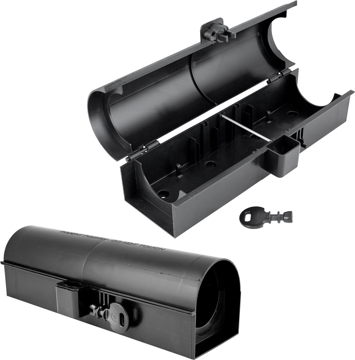 2x Aasstation Rattenset Aasbox Tuinpijp Muizenval Muizen Rattenaasbox Rattenaasstation Rattenval Kinderen Huisdierveilige aasbox Petigi