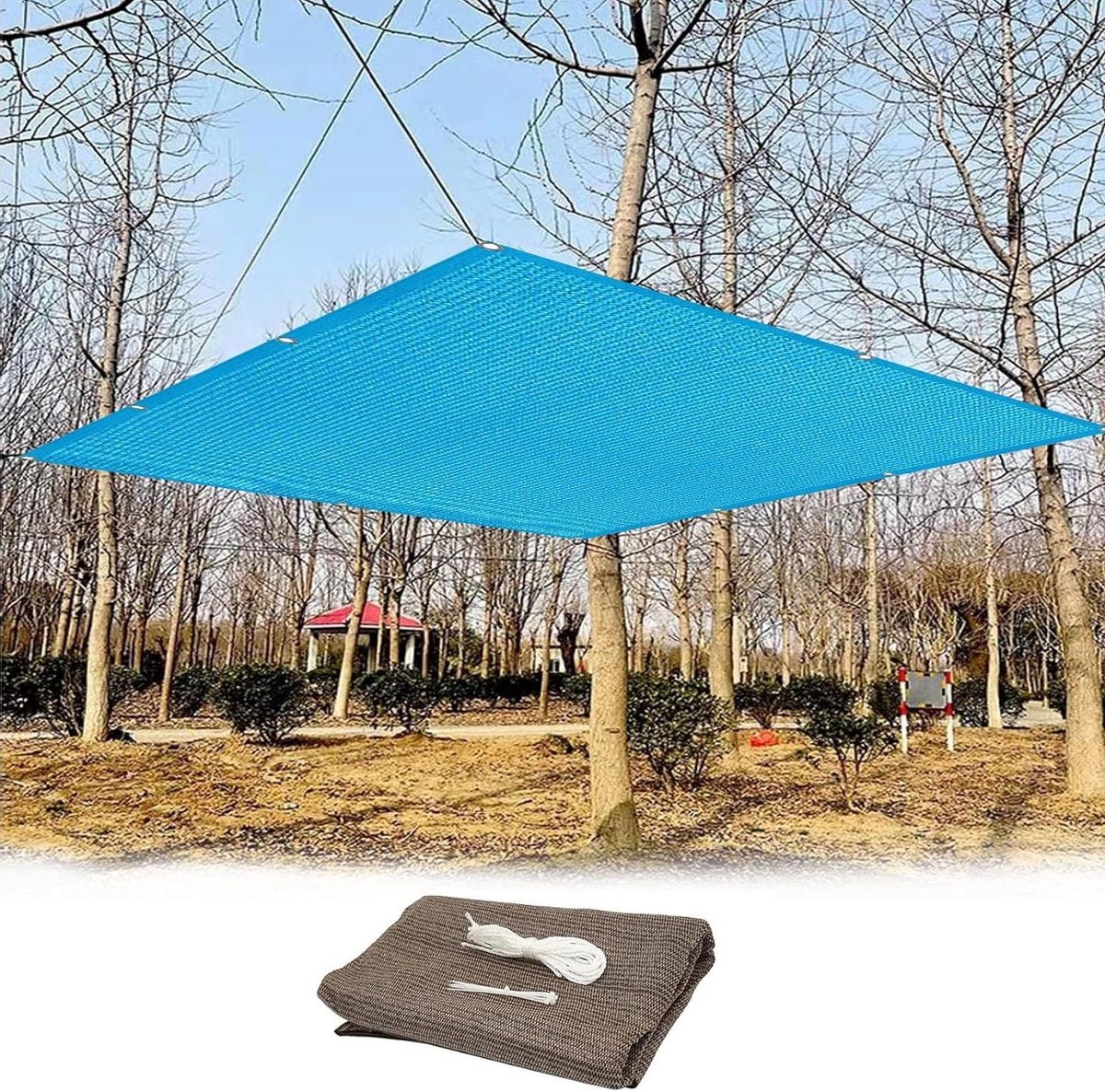 Schaduwdoek Rechthoekig - Zonnedoek Tuin - Buiten Zonnen - 95% UV Bescherming - 2x4 Meter