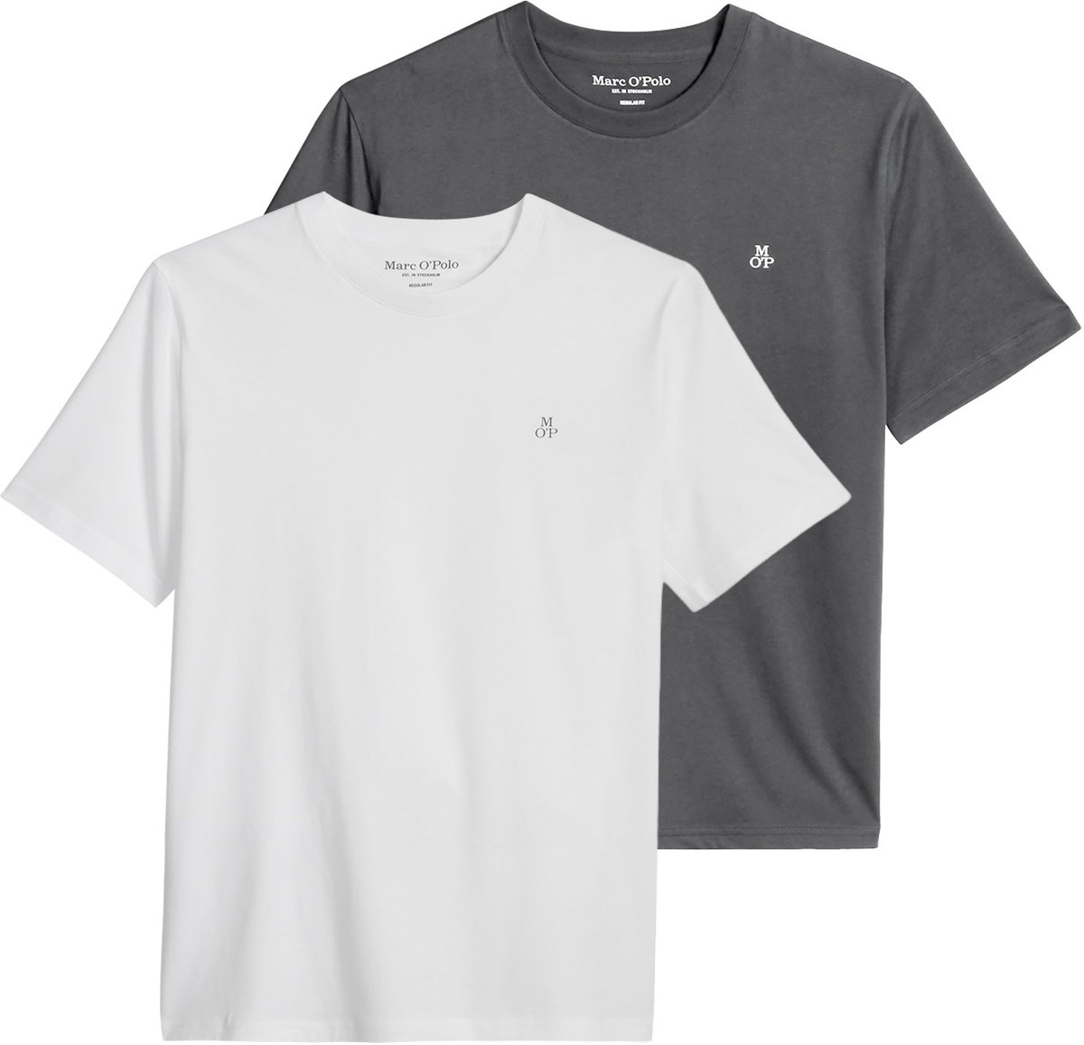 Marc O Polo T-shirt Jersey T-Shirts Shortsleeve Kjer Set van 2