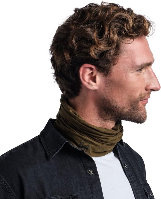 Multifunctioneel Hoofddeksel - Buff Nekwarmer - Outdoor Activiteiten - Insectenwerend - One Size - Legergroen — afbeelding 5