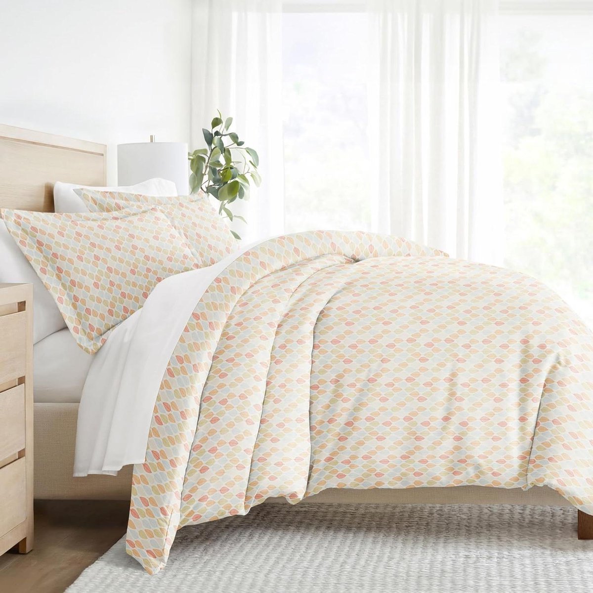 Dekbedovertrekset - Beddengoed Set - Slaapkamer Inrichten - Tijdloos Patroon - 238x188 cm 