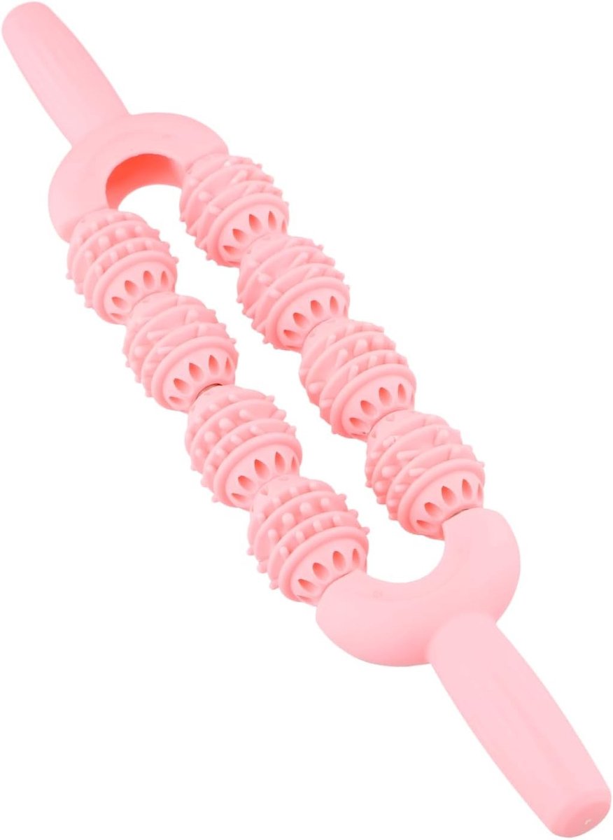 Diepe Weefsel Massage Roller met 8 Wielen voor Spierontspanning van Benen en Armen, Ideaal voor Fasciatherapie en Pijnverlichting van Kuiten en Dijen